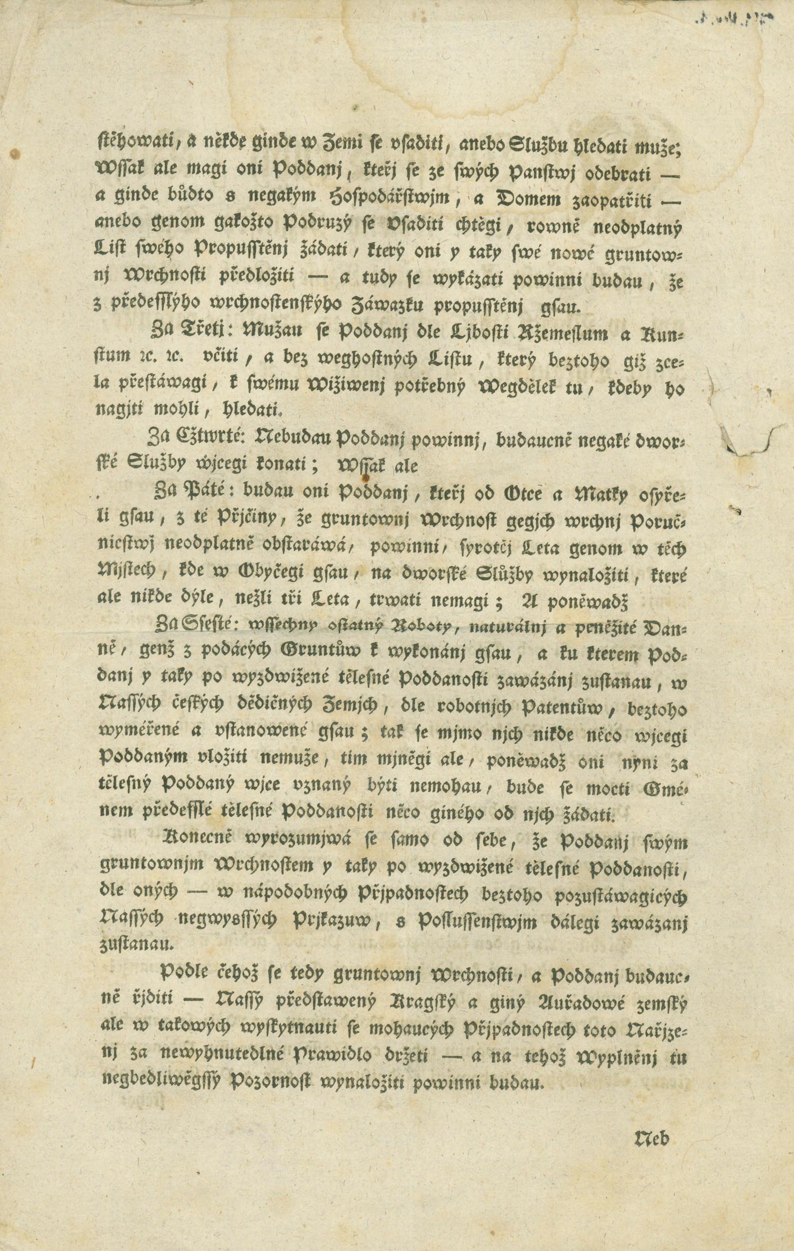 Náhledový obrázek Patent o zrušení nevolnictví - 3
