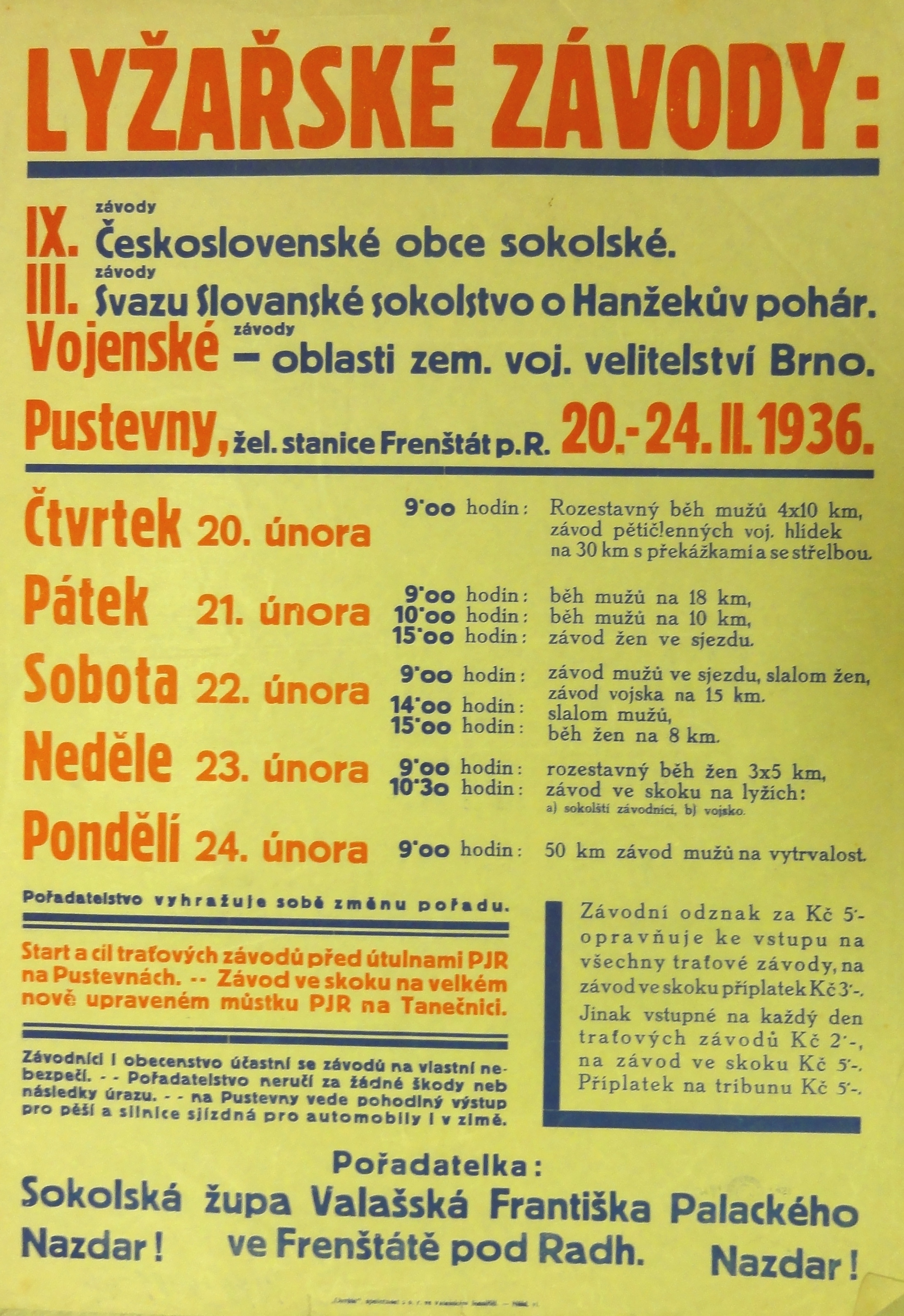 Náhledový obrázek Lyžařské závody ČOS - 1