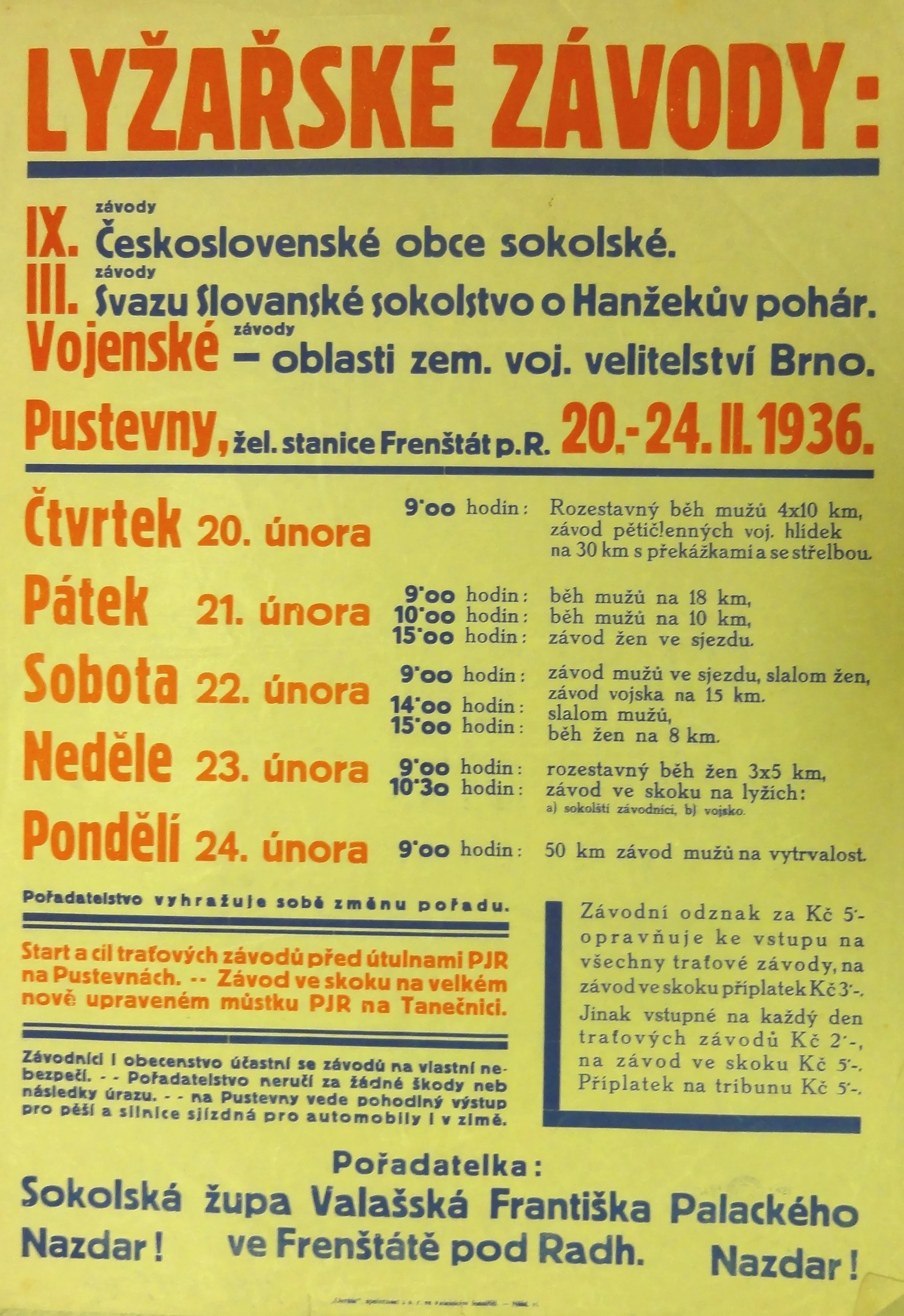 Náhledový obrázek předmětu Lyžařské závody ČOS
