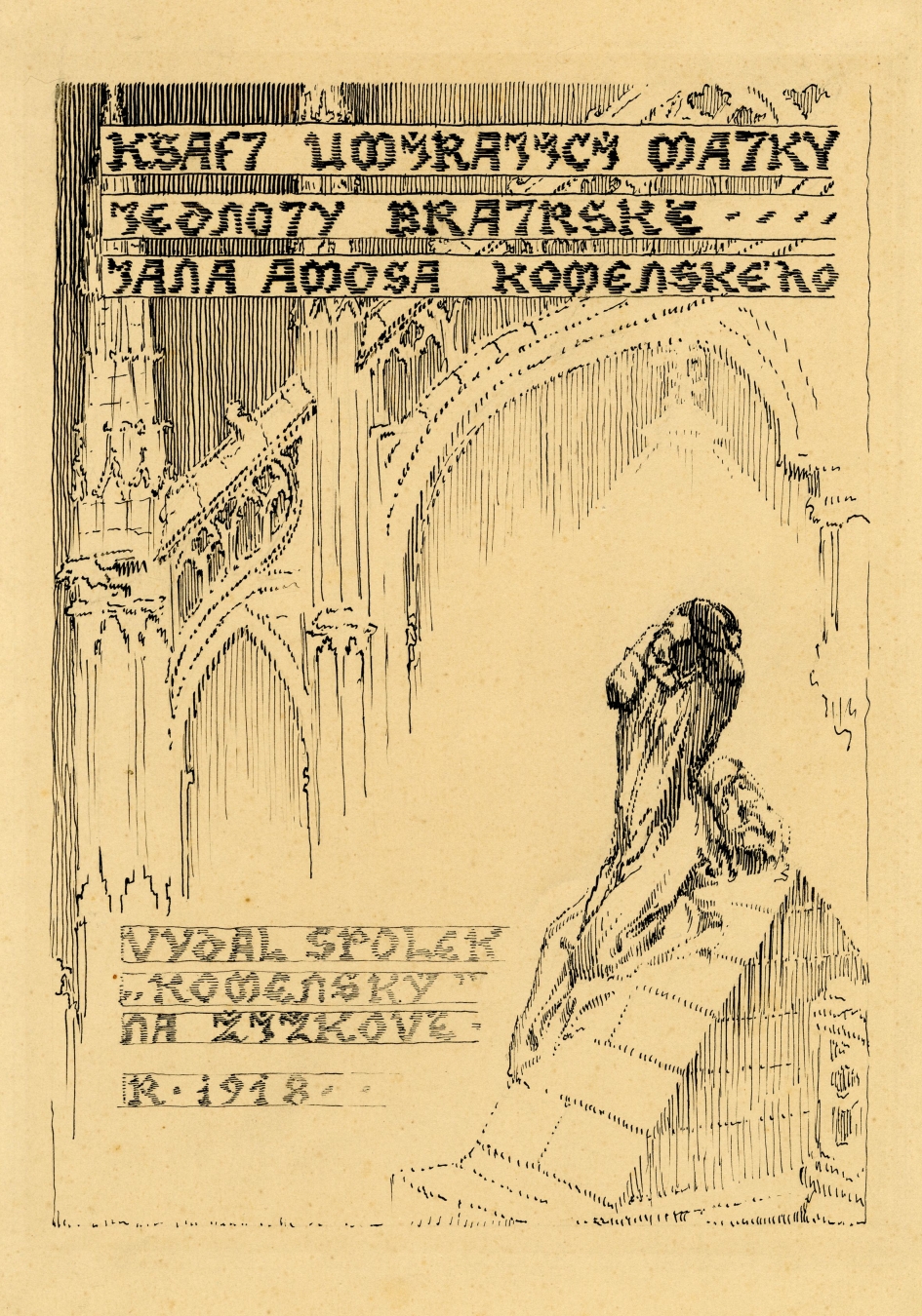 Náhledový obrázek Ilustrace - Kšaft umírající matky Jednoty bratrské - 1