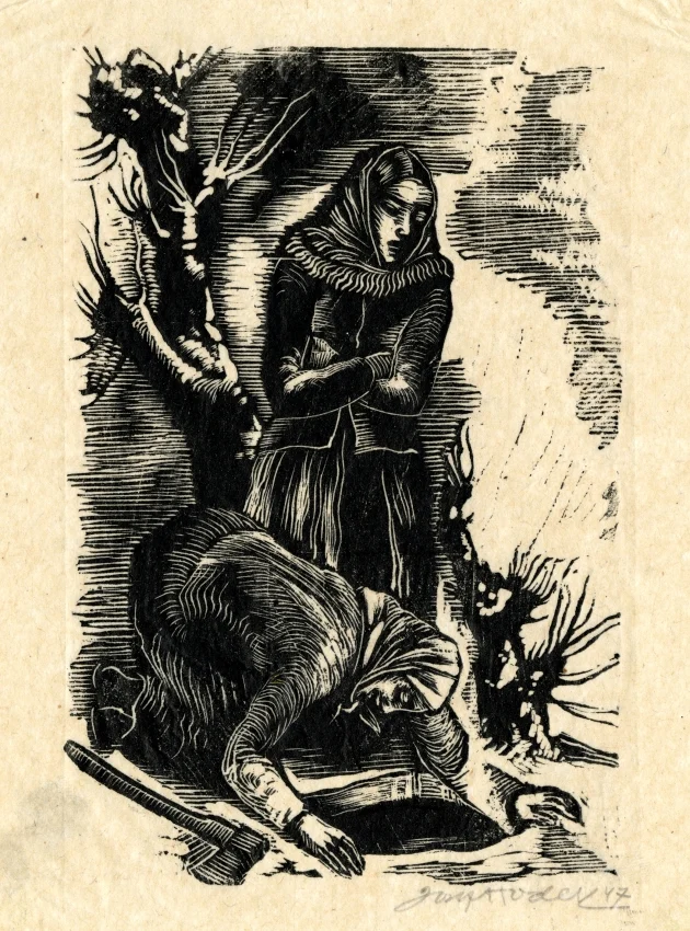 Náhledový obrázek předmětu Ilustrace - Štědrý den