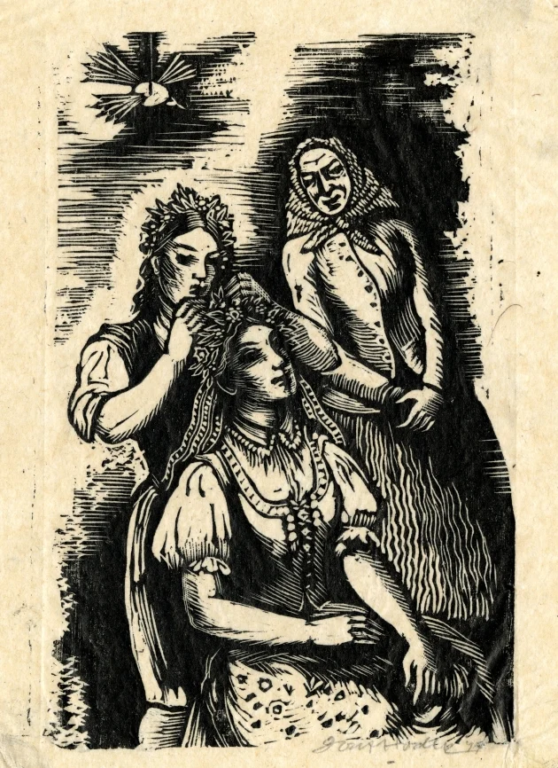 Náhledový obrázek předmětu Ilustrace - Štědrý den