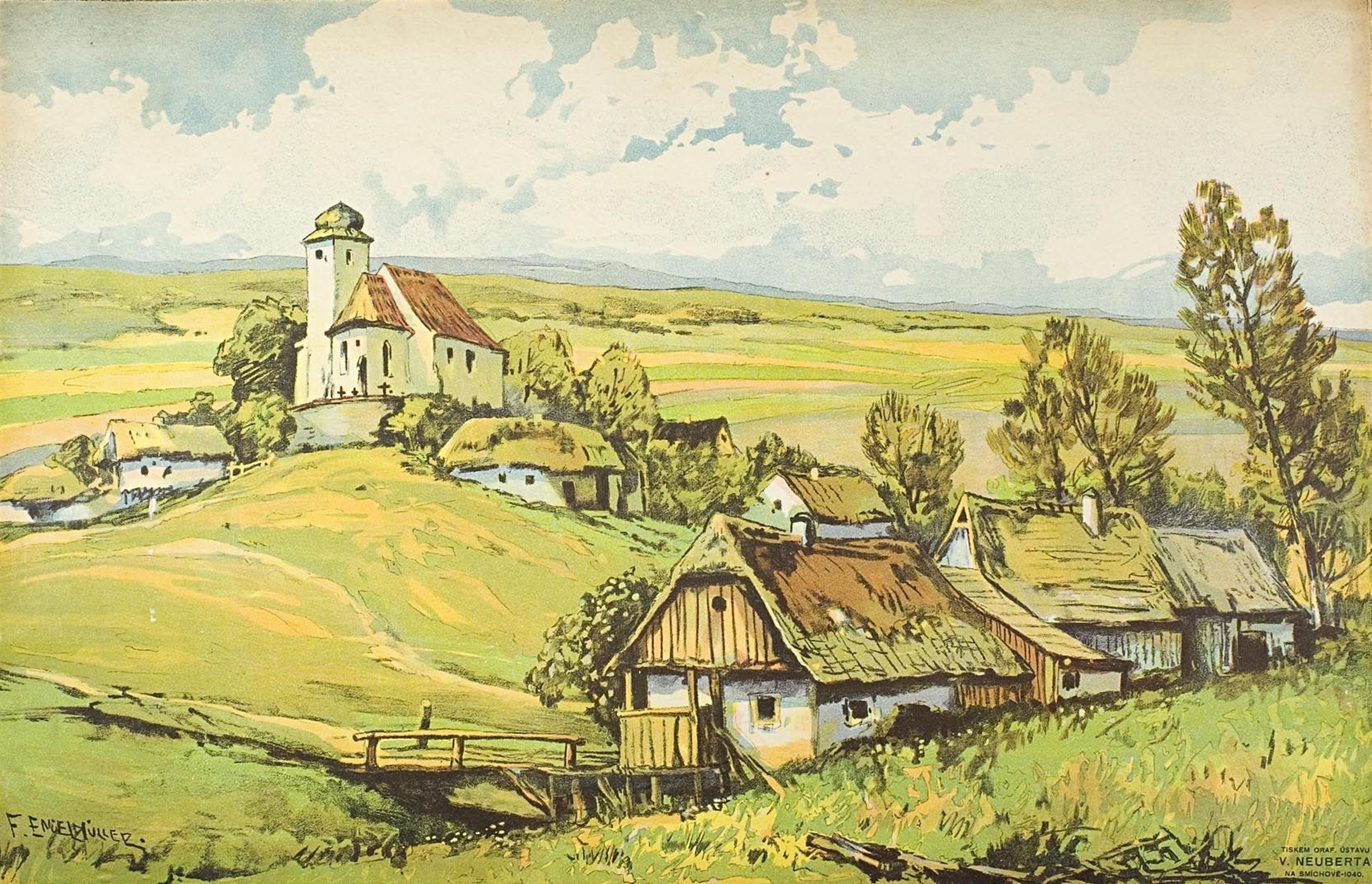 Náhledový obrázek Dekorace - Vesnice - 1