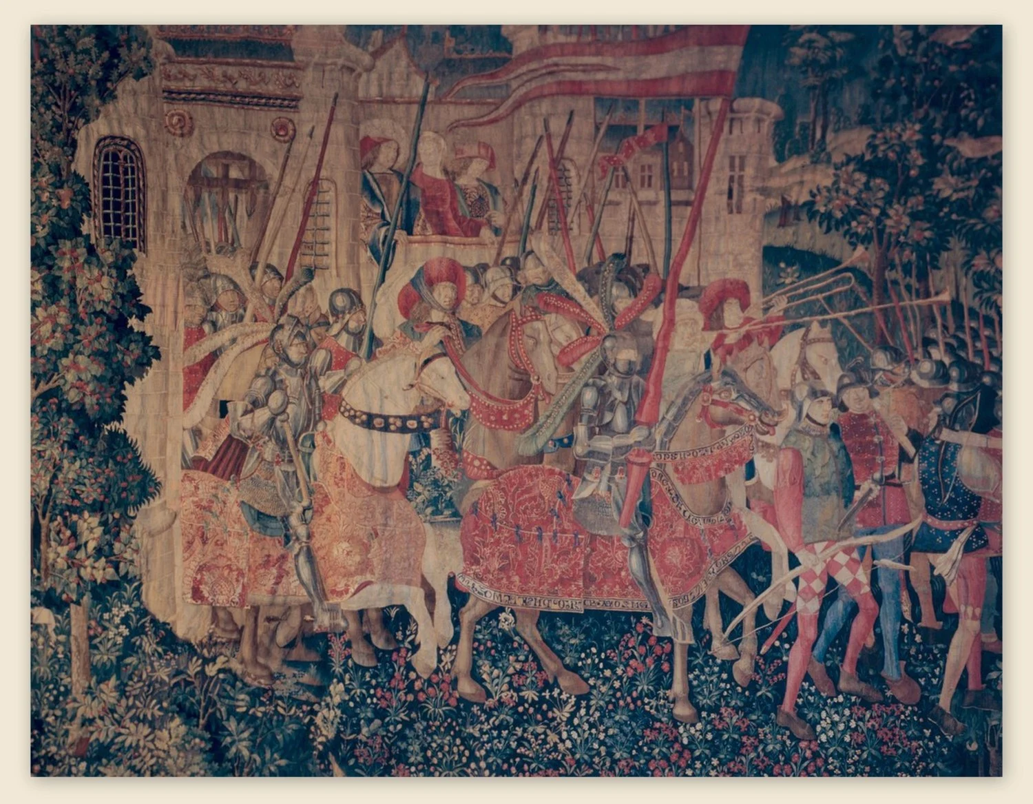 Náhledový obrázek předmětu Historická tapiserie, Válečná výprava