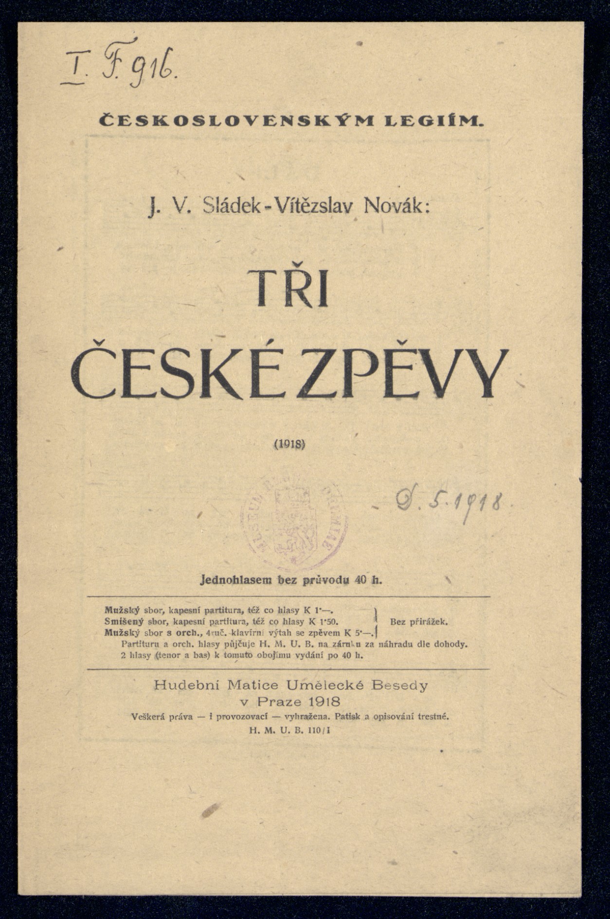 Náhledový obrázek Píseň "V boj" - 1