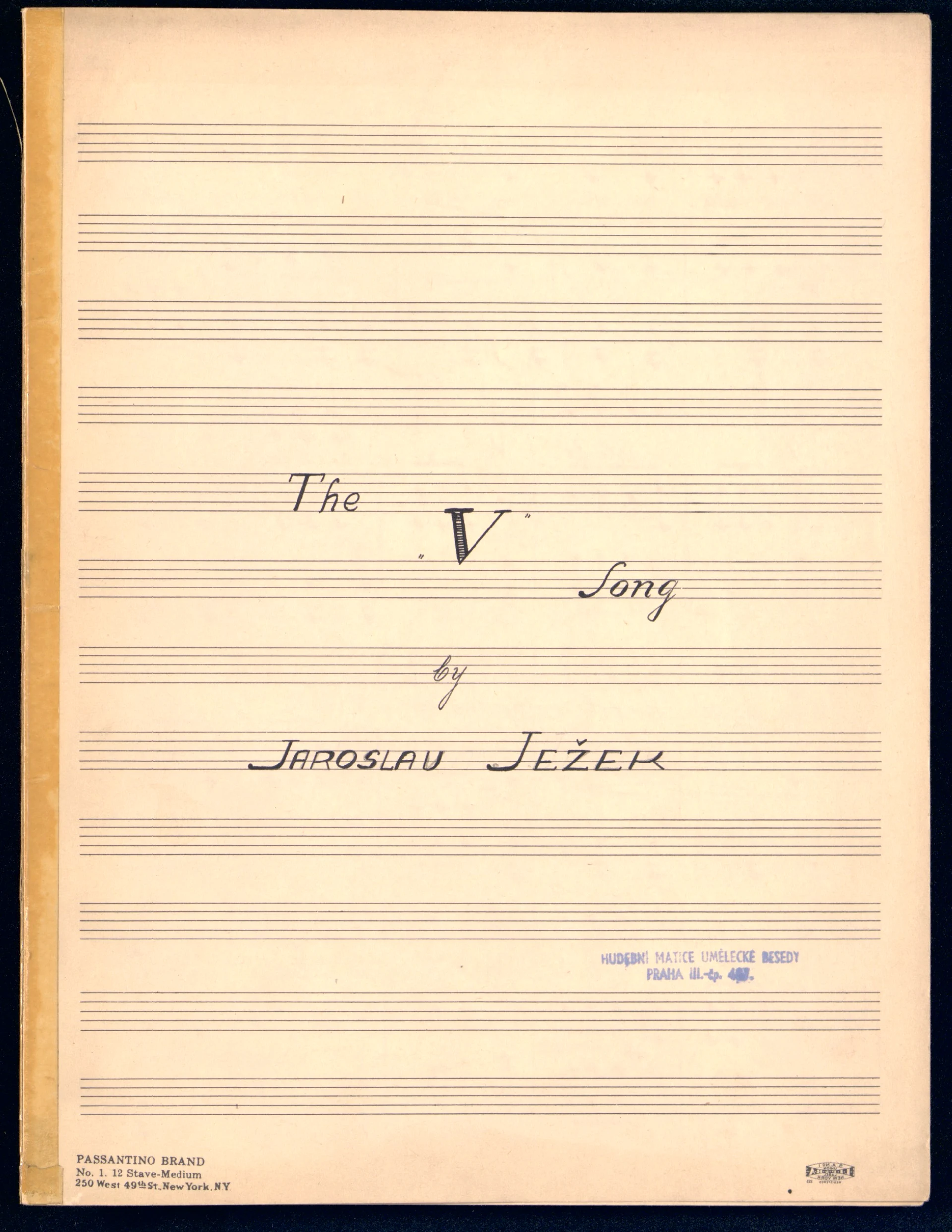 Náhledový obrázek předmětu Píseň "The 'V' Song"