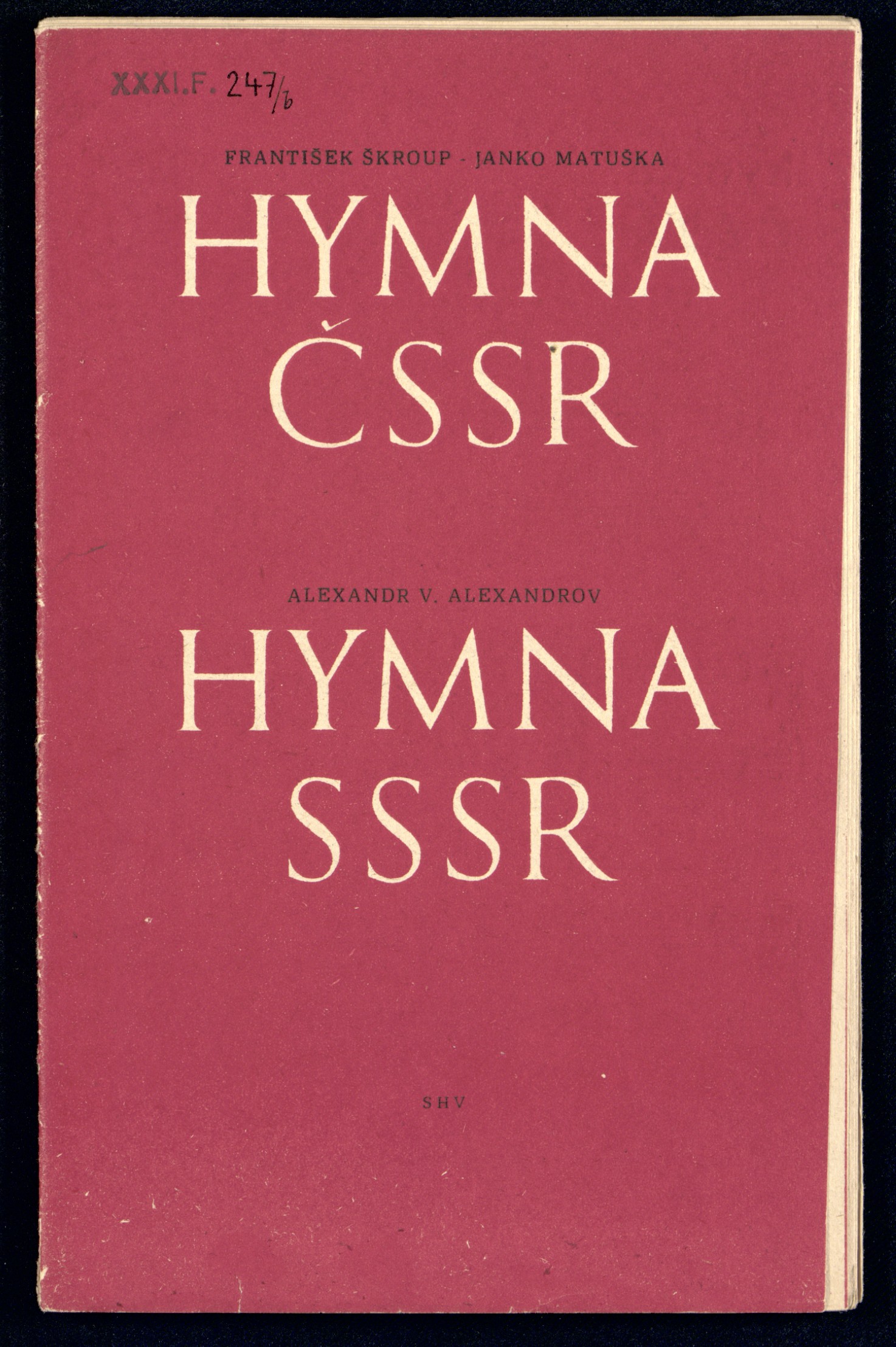 Náhledový obrázek Hymny ČSSR a SSSR - 1