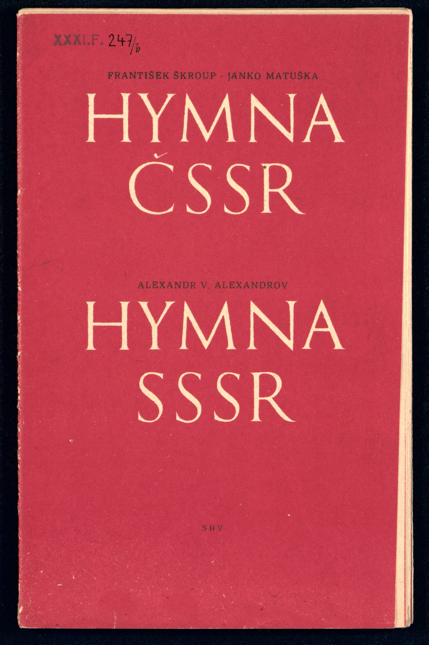 Náhledový obrázek předmětu Hymny ČSSR a SSSR