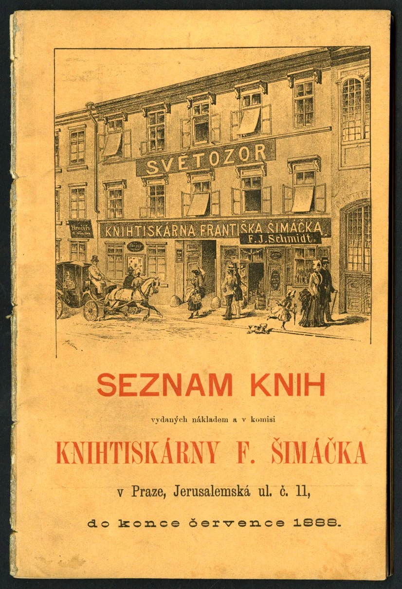 Náhledový obrázek předmětu Seznam knih pražského nakladatelství F. Šimáček