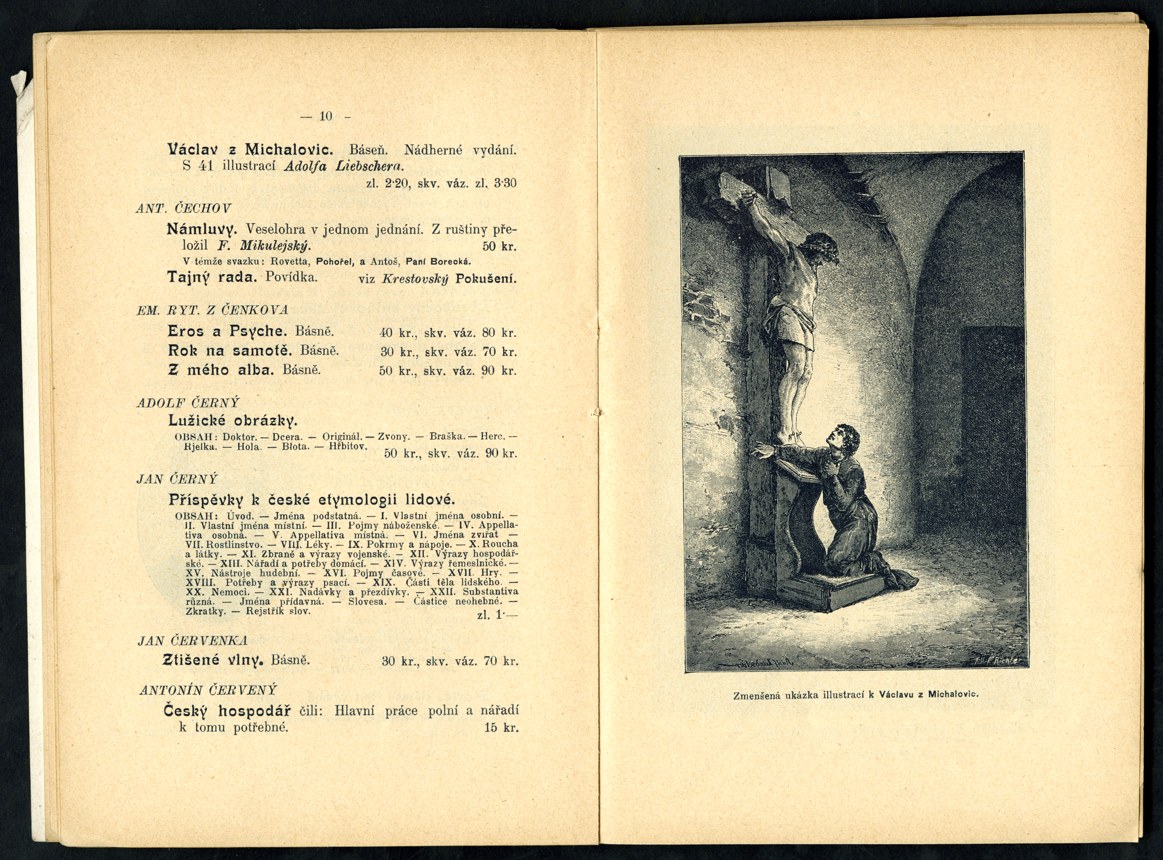 Náhledový obrázek Knižní katalog nakladatelství F. Šimáček - 2