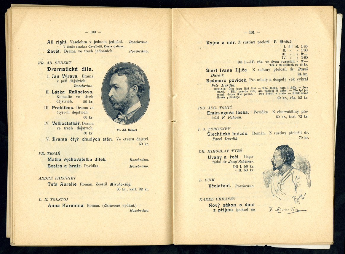 Náhledový obrázek Knižní katalog nakladatelství F. Šimáček - 3