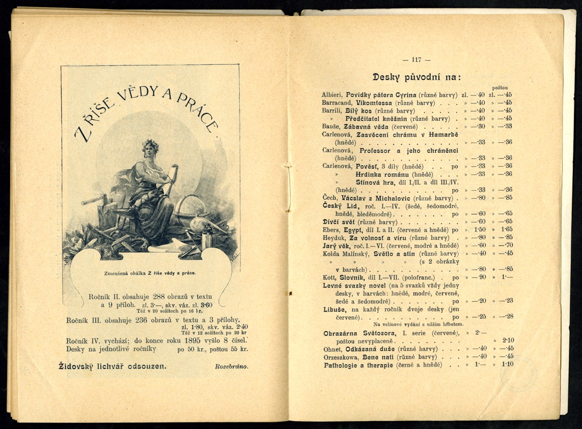 Náhledový obrázek Knižní katalog nakladatelství F. Šimáček - 18