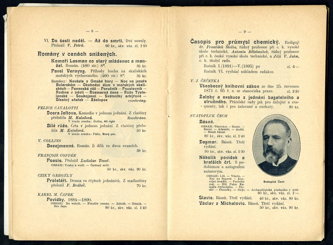 Náhledový obrázek předmětu Knižní katalog nakladatelství F. Šimáček