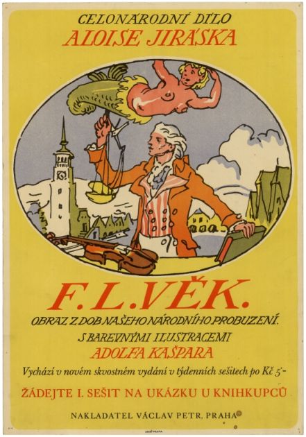 Náhledový obrázek Plakát nakladatelství Václava Petra - 1