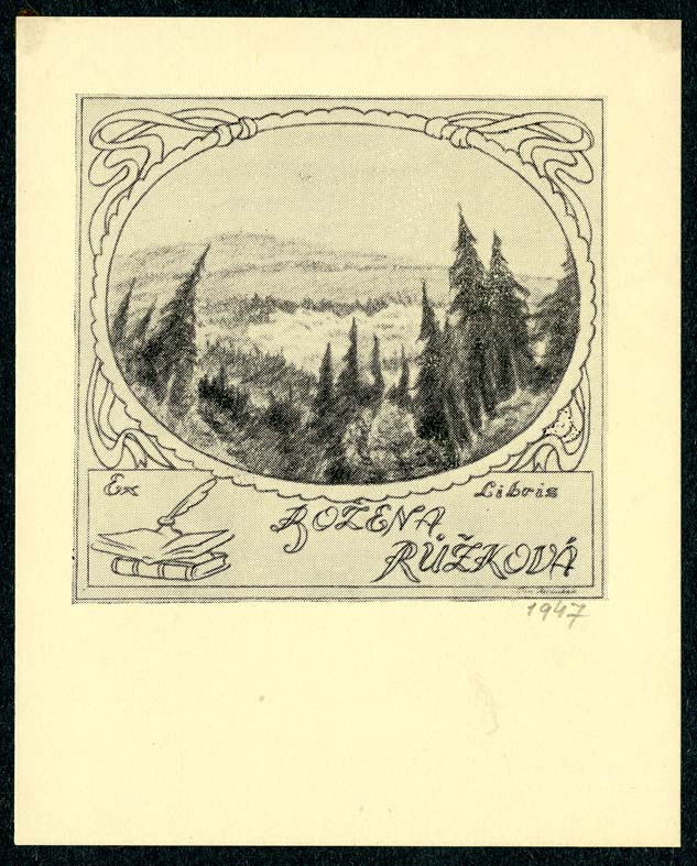 Náhledový obrázek Exlibris - 1