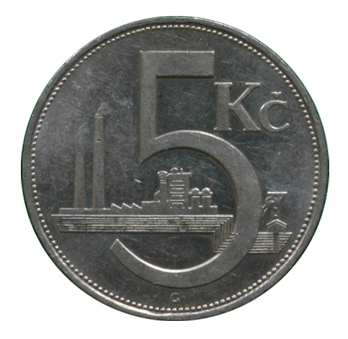 Náhledový obrázek Československá pětikoruna - 2