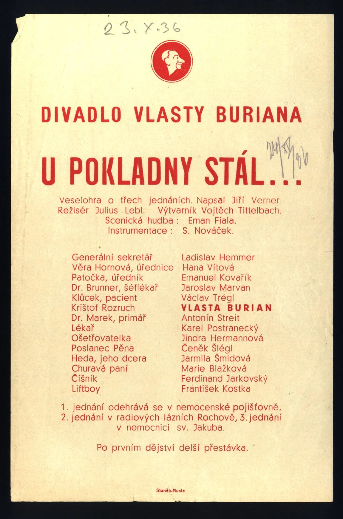 Náhledový obrázek předmětu U pokladny stál
