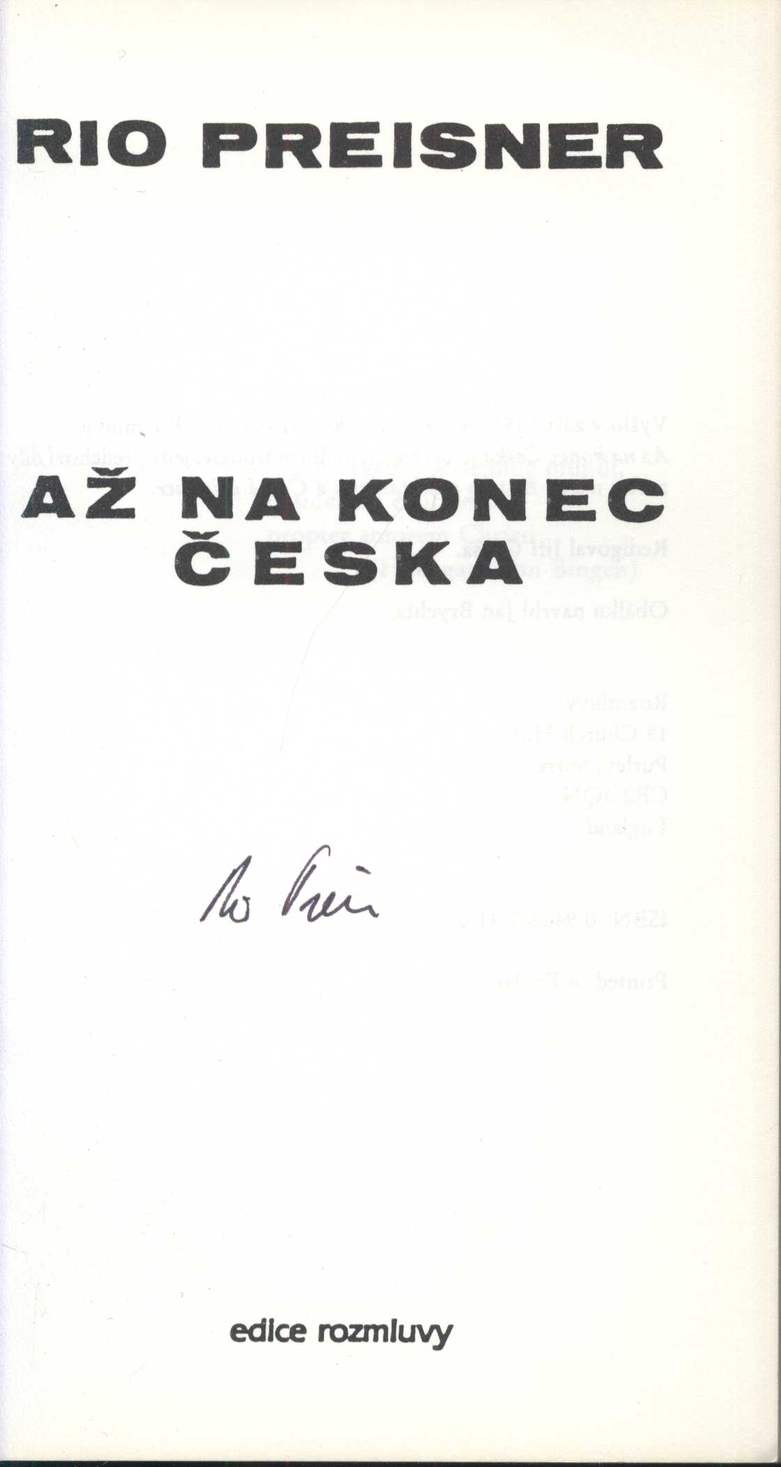 Náhledový obrázek Až na konec Česka - 2