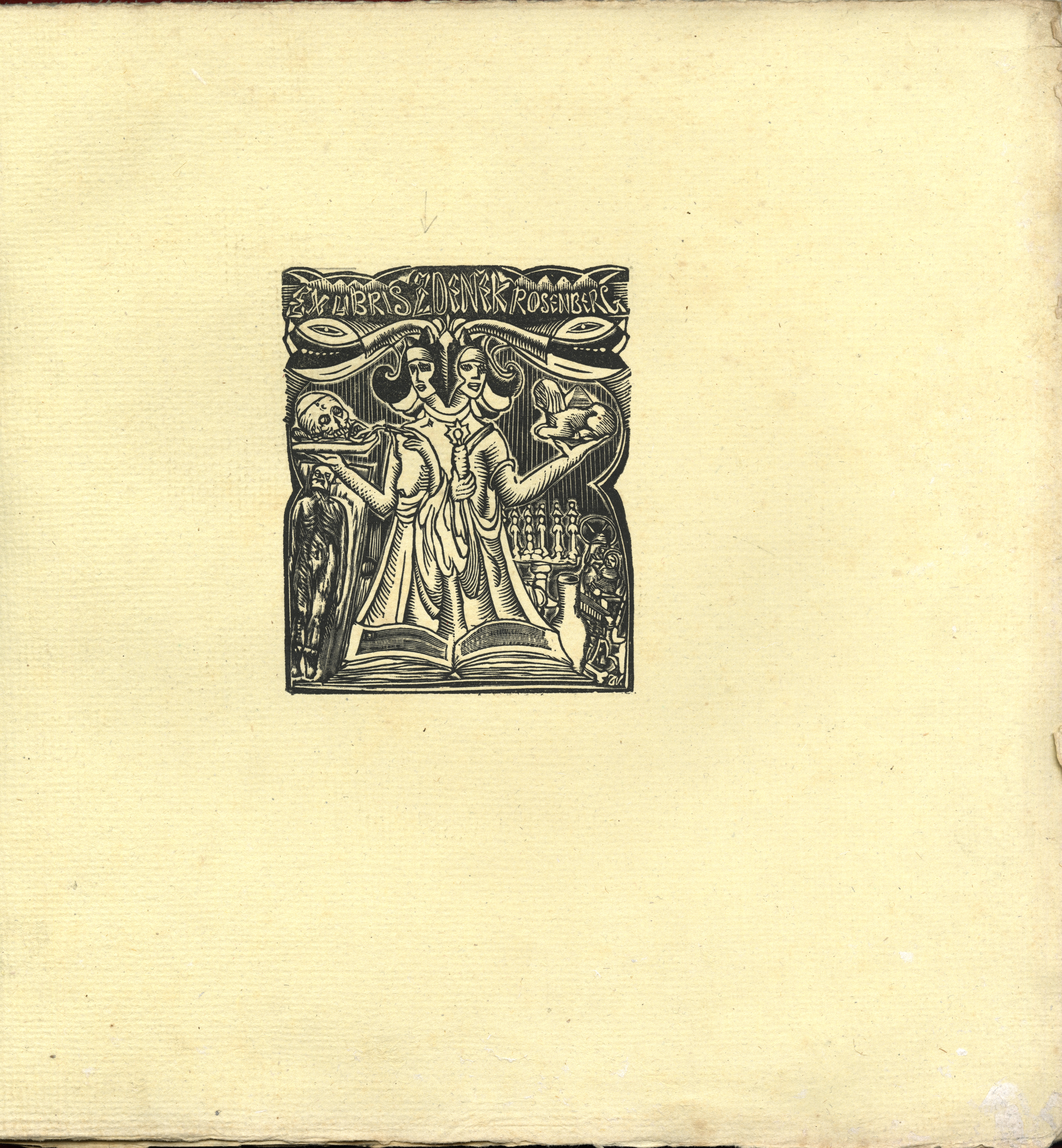 Náhledový obrázek 20 Exlibris Josefa Váchala 04, Zdeněk Rosenberg - 1