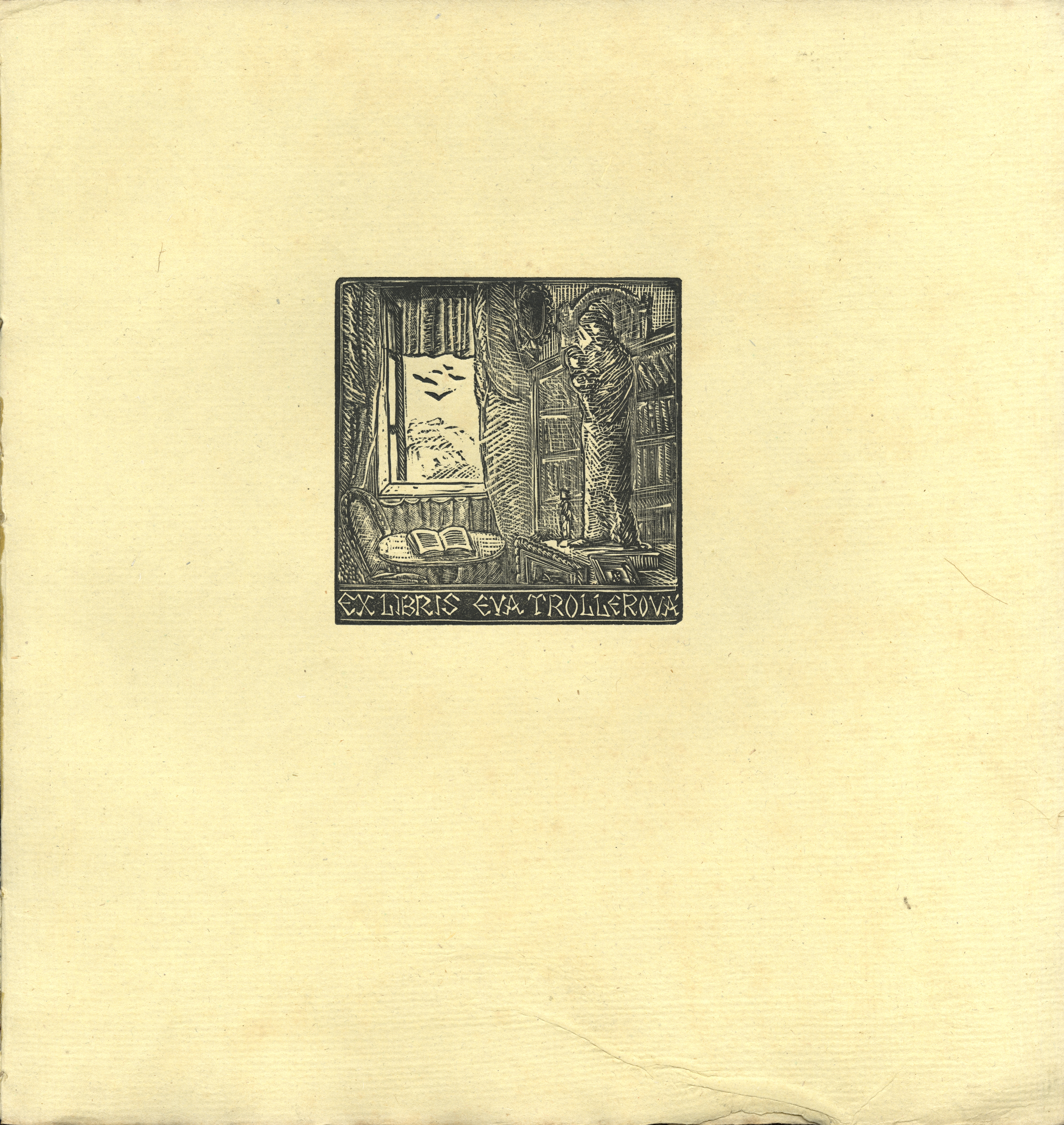 Náhledový obrázek 20 Exlibris Josefa Váchala 05, Eva Trollerová - 1