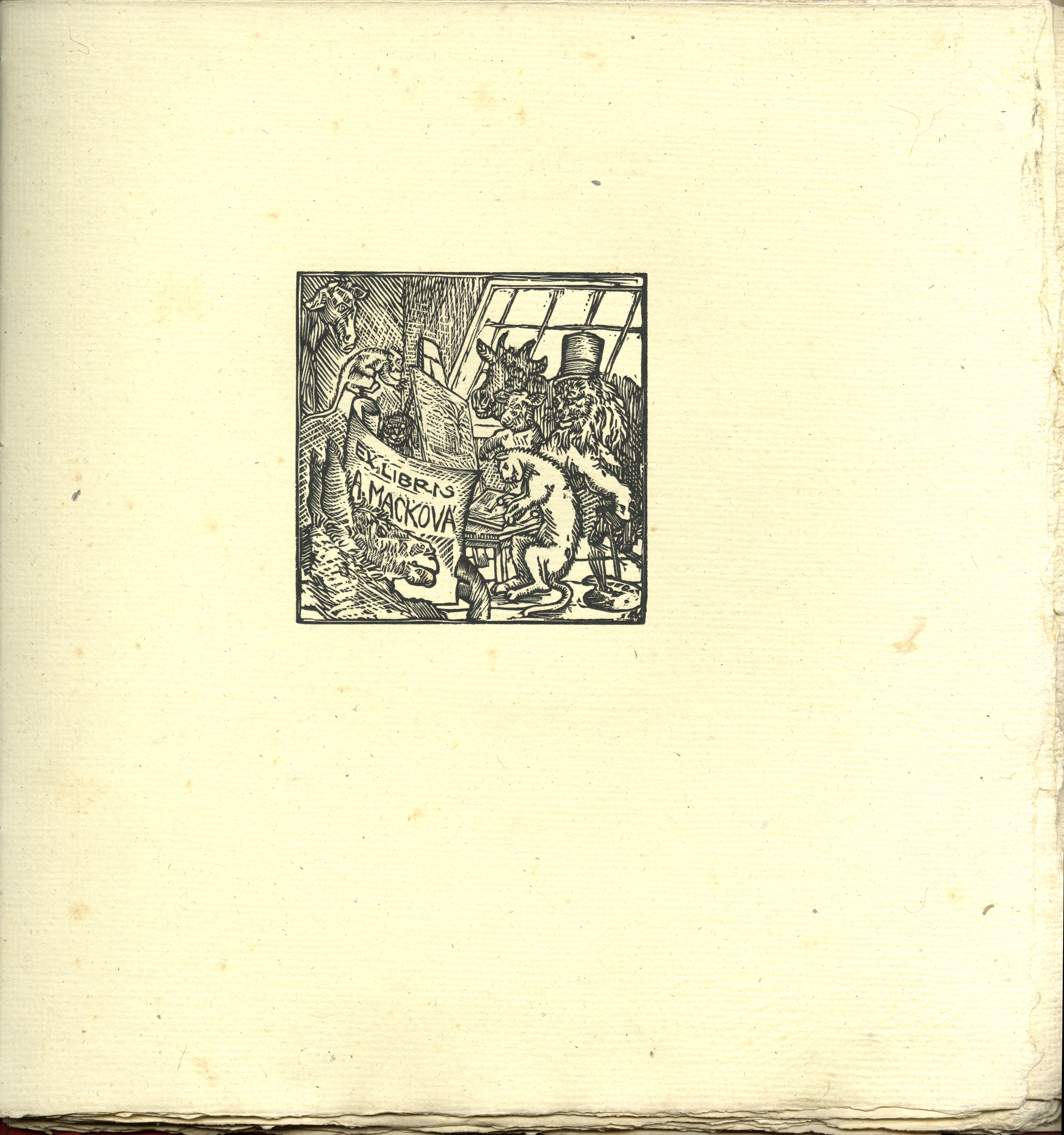 Náhledový obrázek 20 Exlibris Josefa Váchala 09, A. Macková - 1