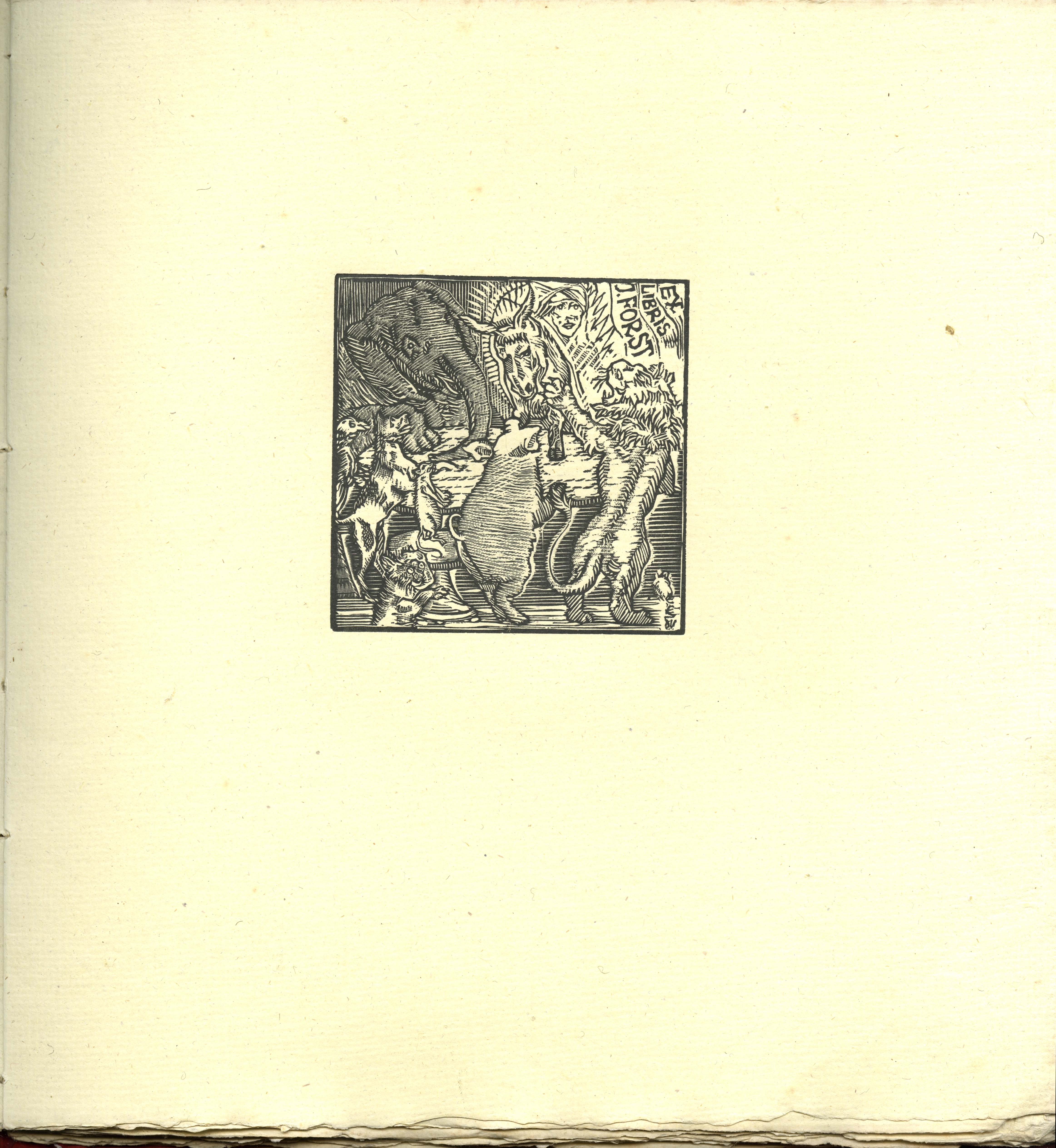 Náhledový obrázek 20 Exlibris Josefa Váchala 10, J. Forst - 1