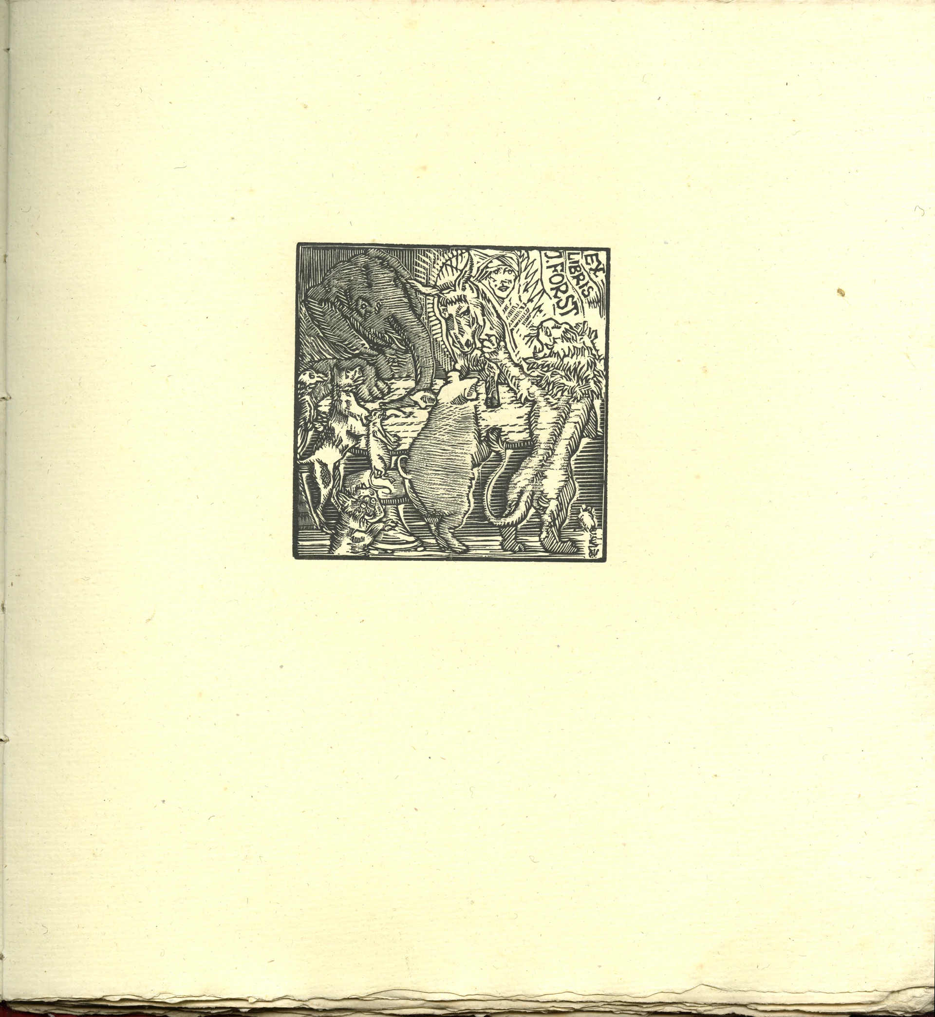 Náhledový obrázek předmětu 20 Exlibris Josefa Váchala 10, J. Forst