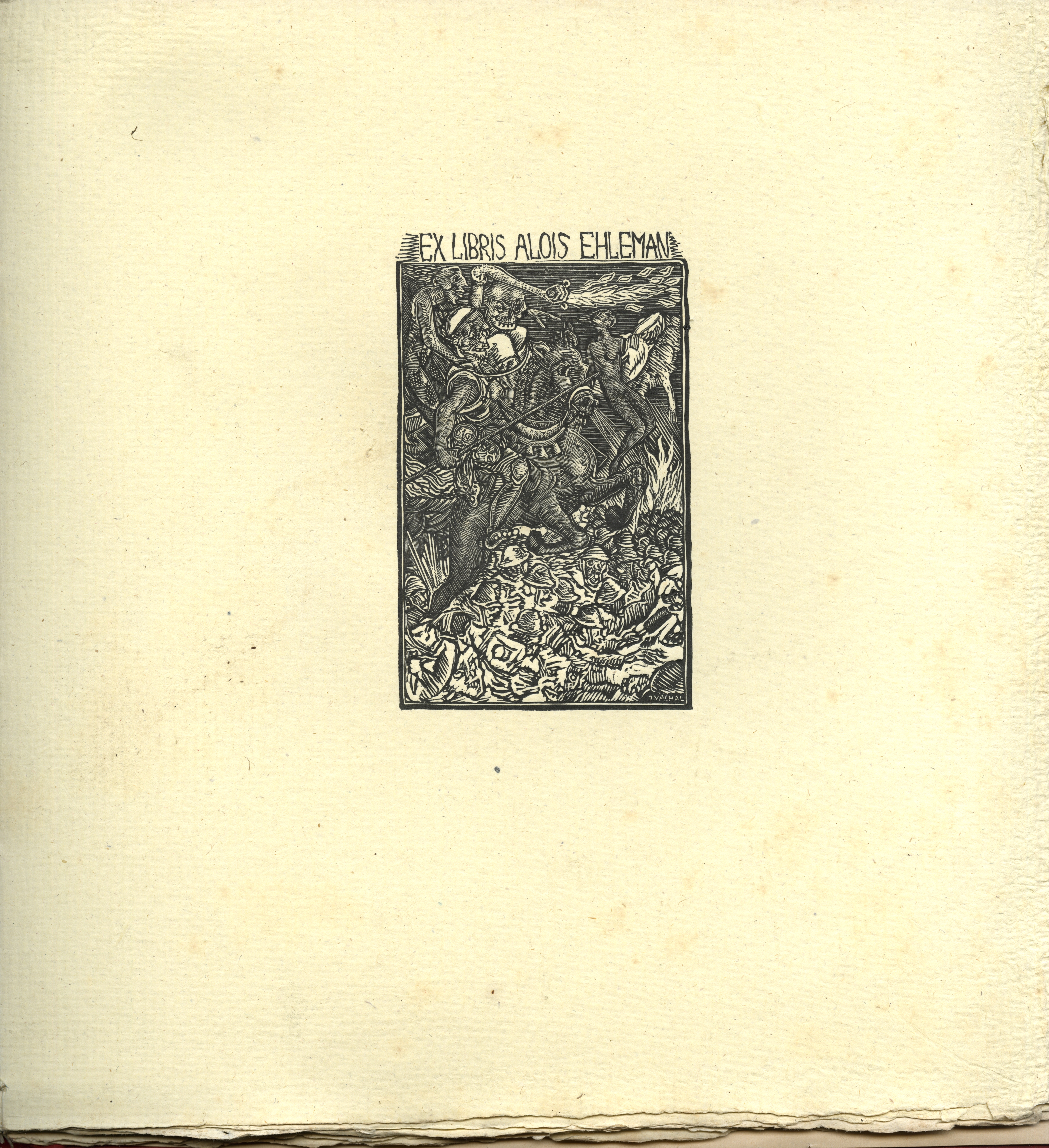 Náhledový obrázek 20 Exlibris Josefa Váchala 16, Alois Ehleman - 1