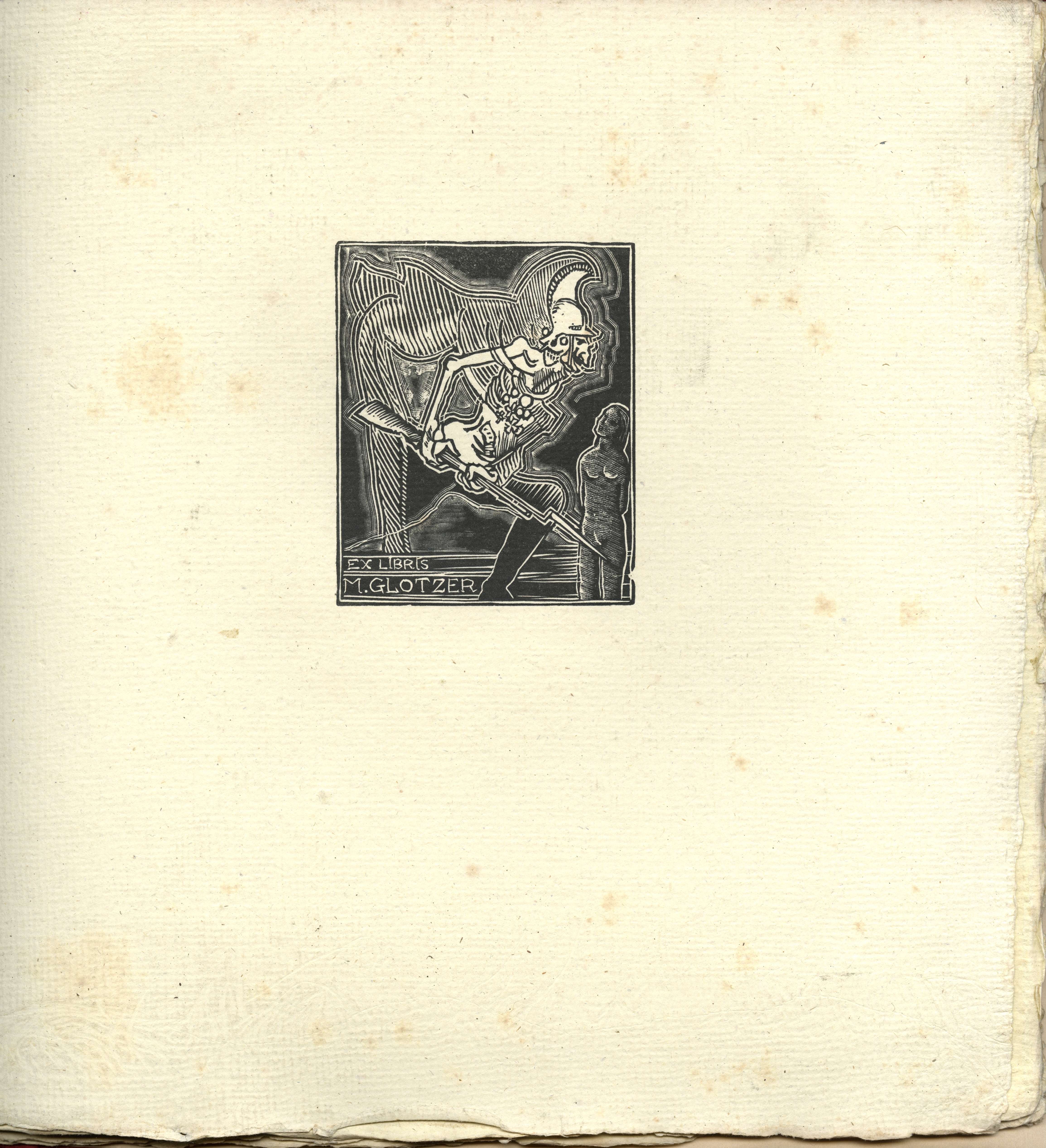 Náhledový obrázek 20 Exlibris Josefa Váchala 18, M. Glotzer - 1