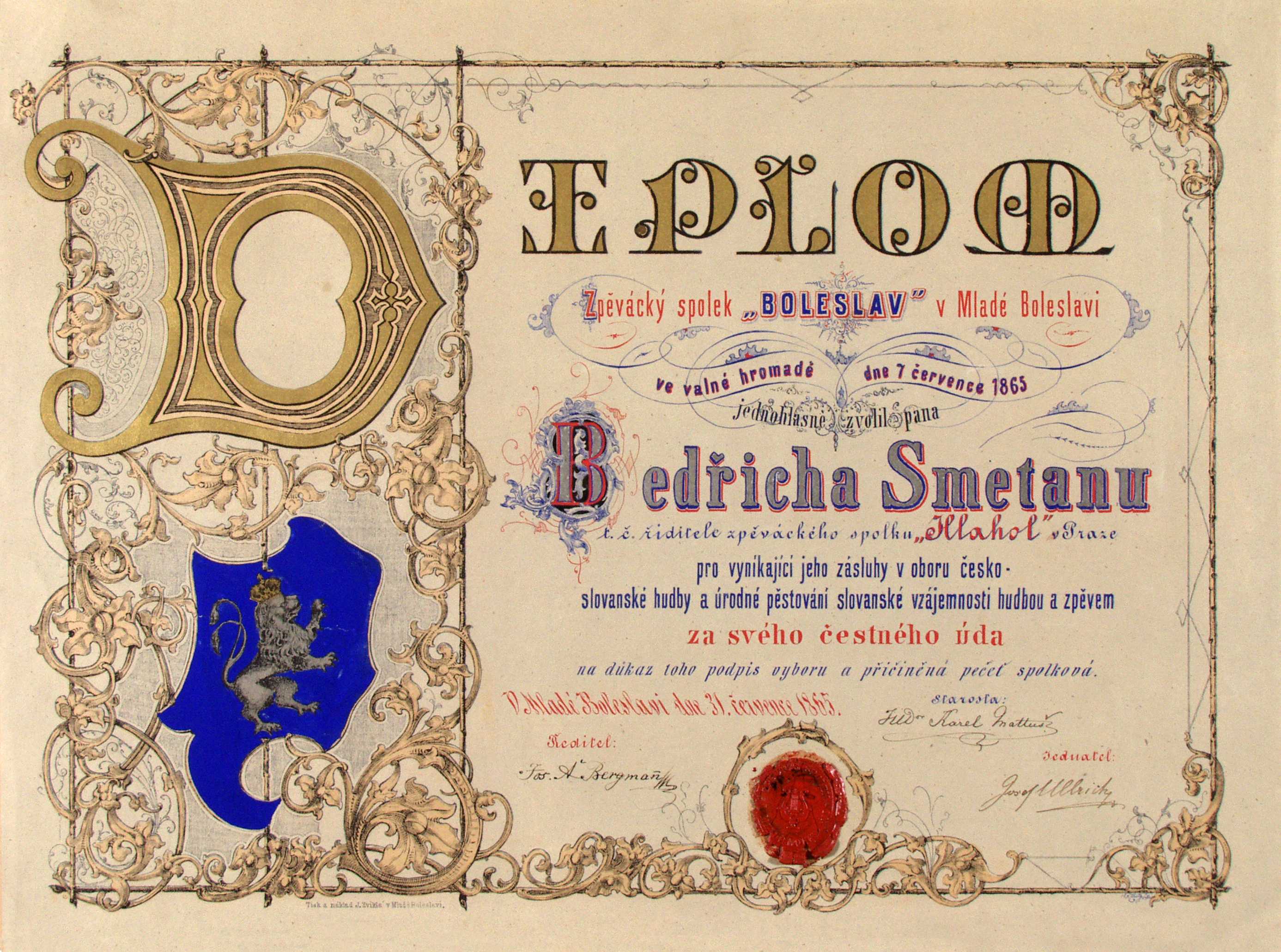 Náhledový obrázek Čestný diplom - 1
