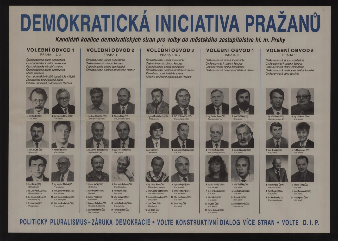 Náhledový obrázek předmětu Volební plakát