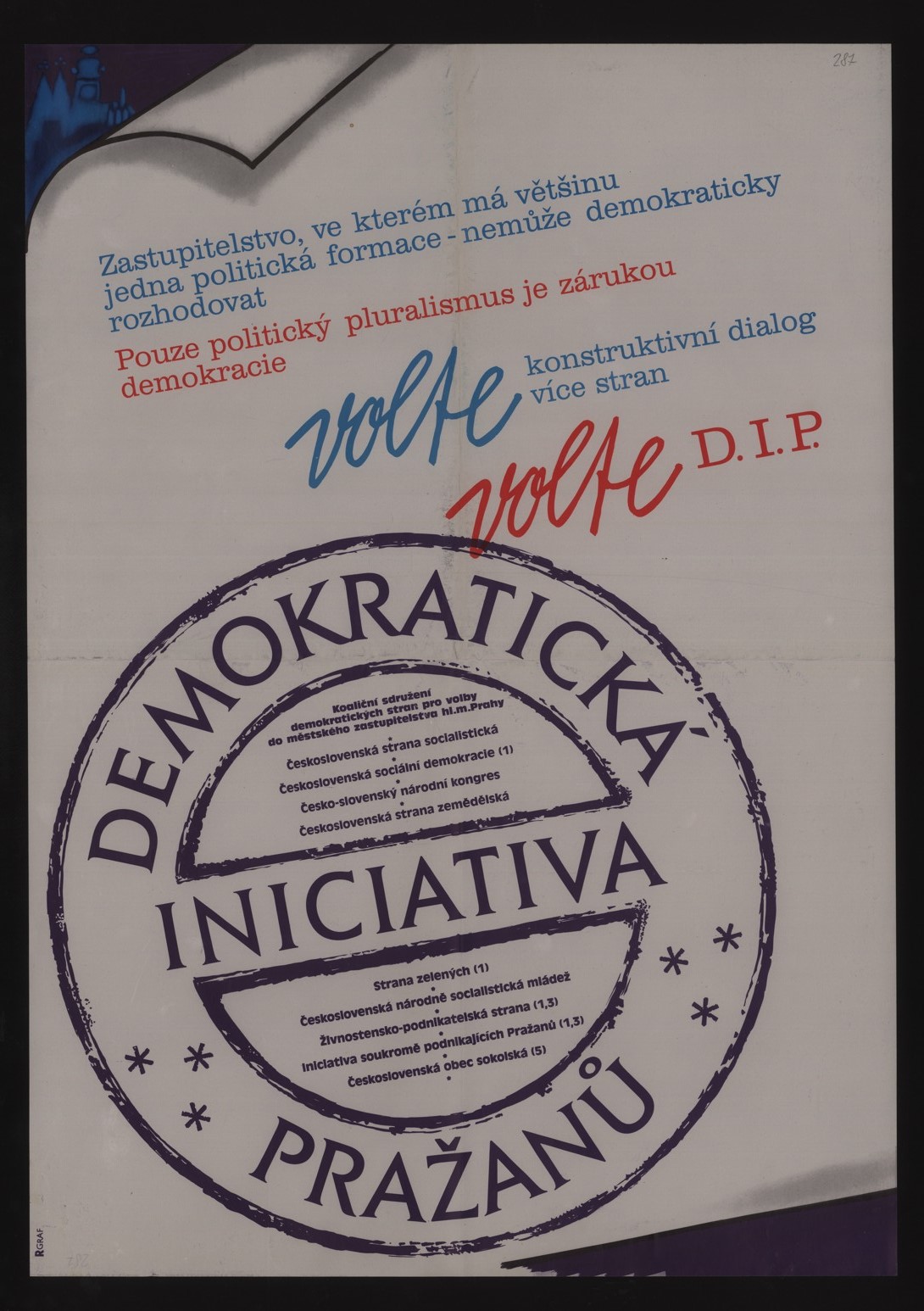 Náhledový obrázek Volební plakát - 1