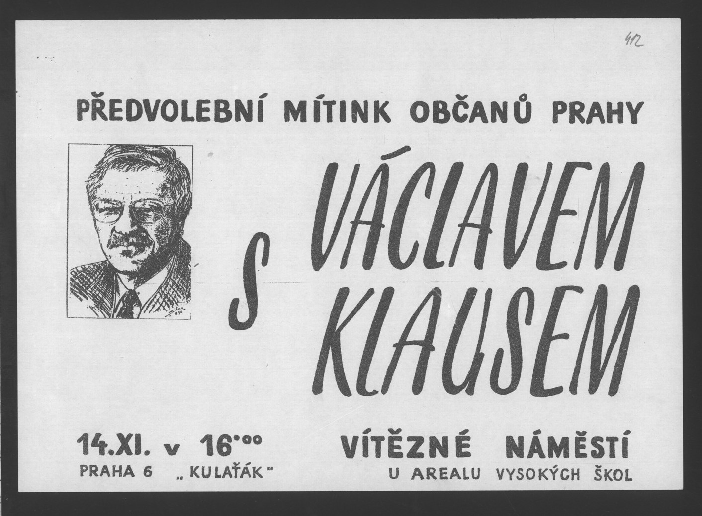 Náhledový obrázek Volební plakát - 1