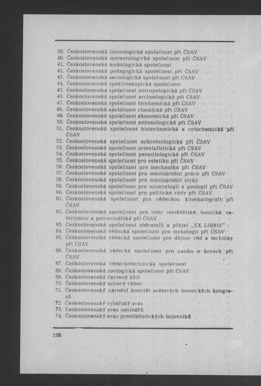 Náhledový obrázek Nově vzniklé politické a zájmové organizace - 119