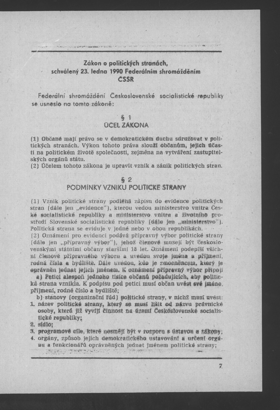 Náhledový obrázek Nově vzniklé politické a zájmové organizace - 28