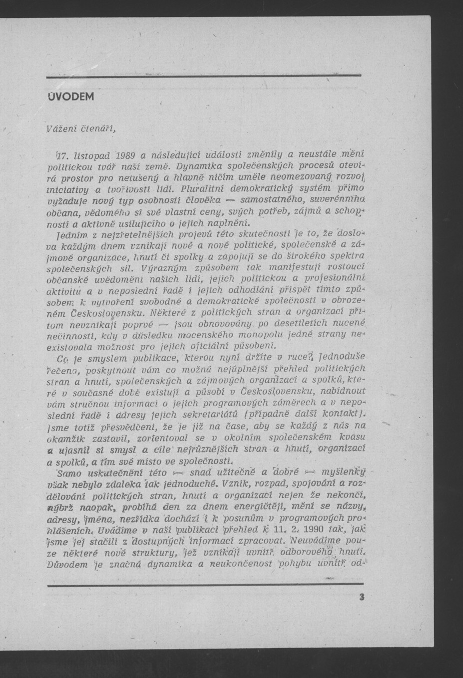 Náhledový obrázek Nově vzniklé politické a zájmové organizace - 15