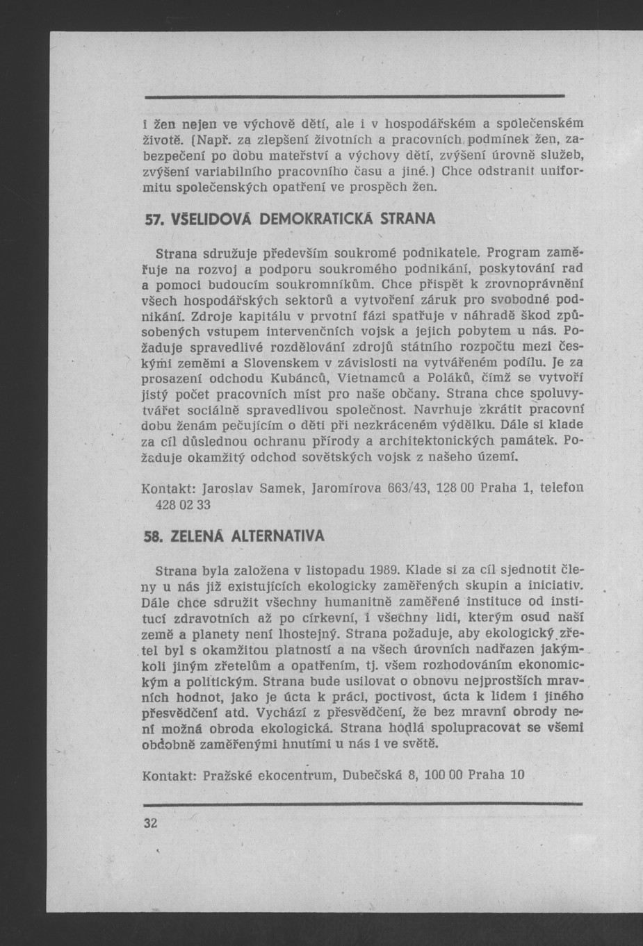 Náhledový obrázek Nově vzniklé politické a zájmové organizace - 6