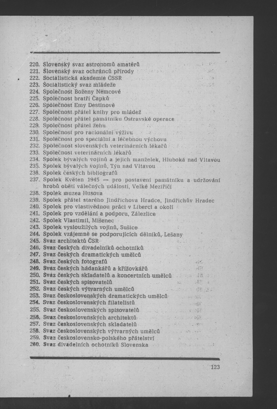 Náhledový obrázek Nově vzniklé politické a zájmové organizace - 124