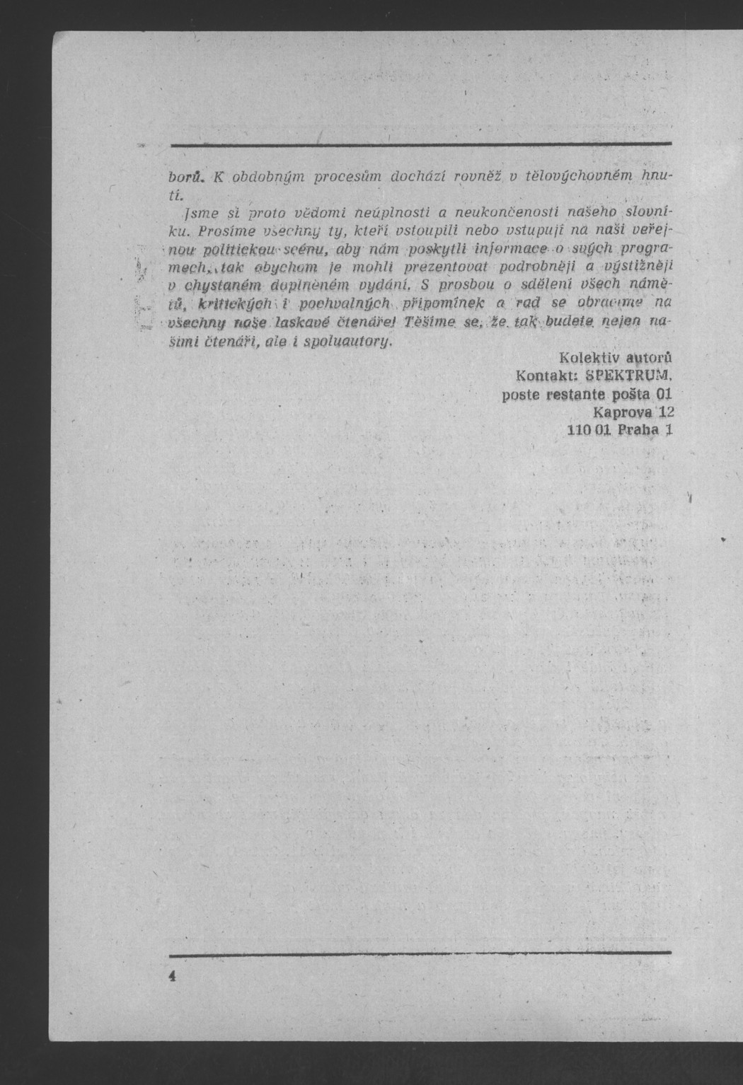 Náhledový obrázek Nově vzniklé politické a zájmové organizace - 16