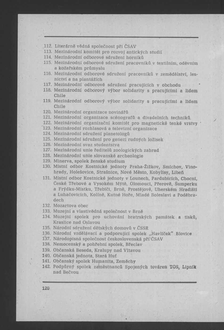 Náhledový obrázek Nově vzniklé politické a zájmové organizace - 121