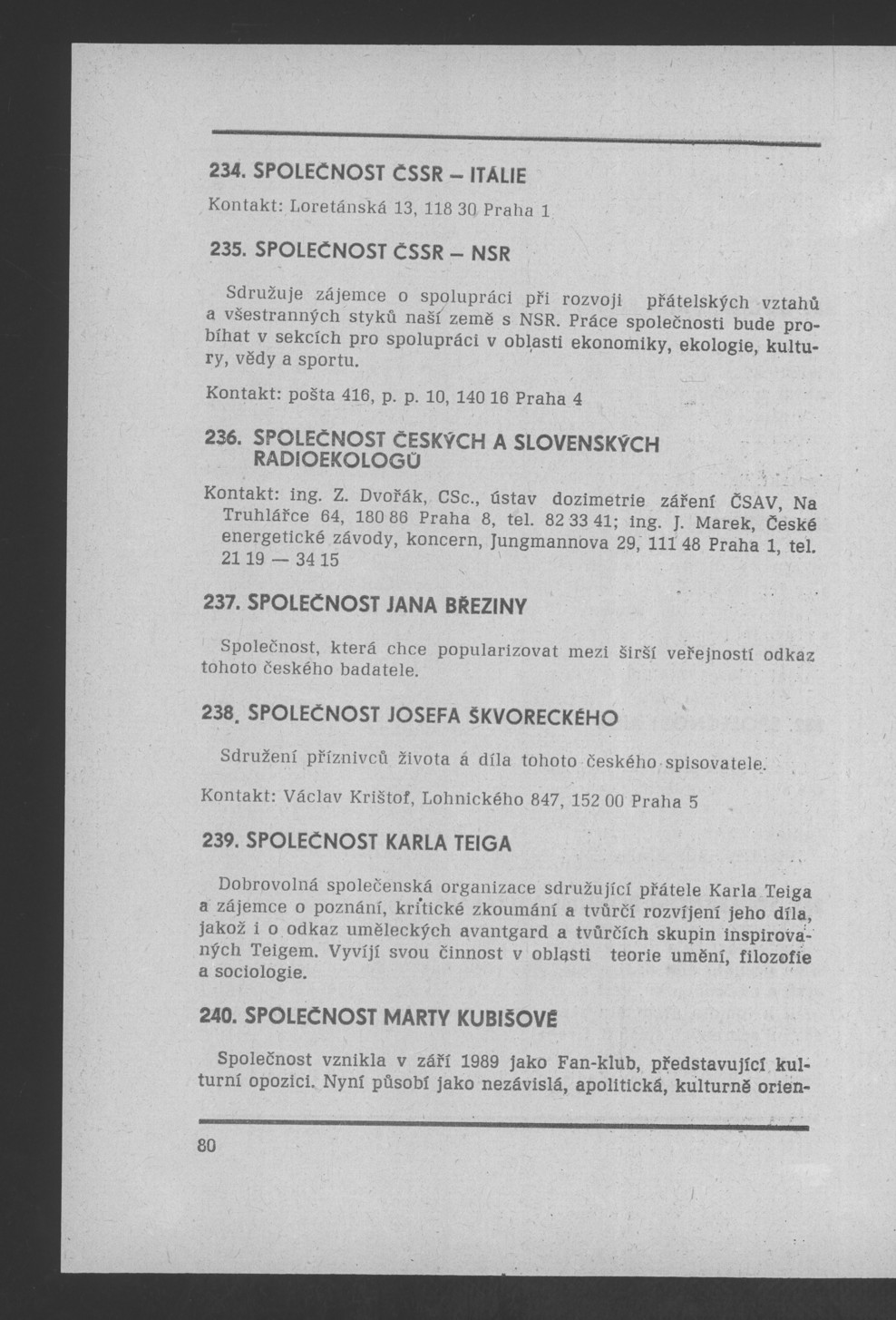 Náhledový obrázek Nově vzniklé politické a zájmové organizace - 82
