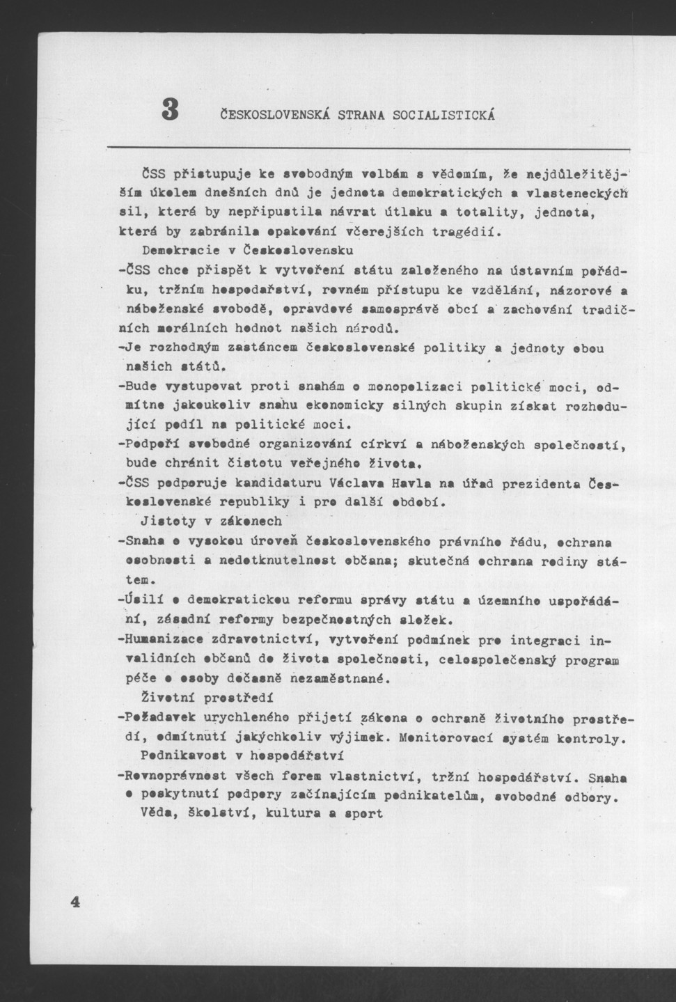 Náhledový obrázek Přehled volebních programů stran - 20