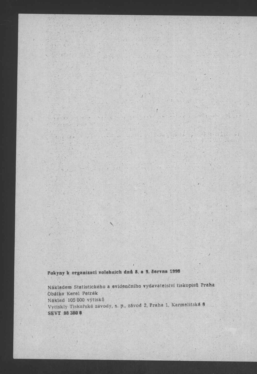 Náhledový obrázek Pokyny k organizaci volebních dnů 8. a 9. června 1990 - 34