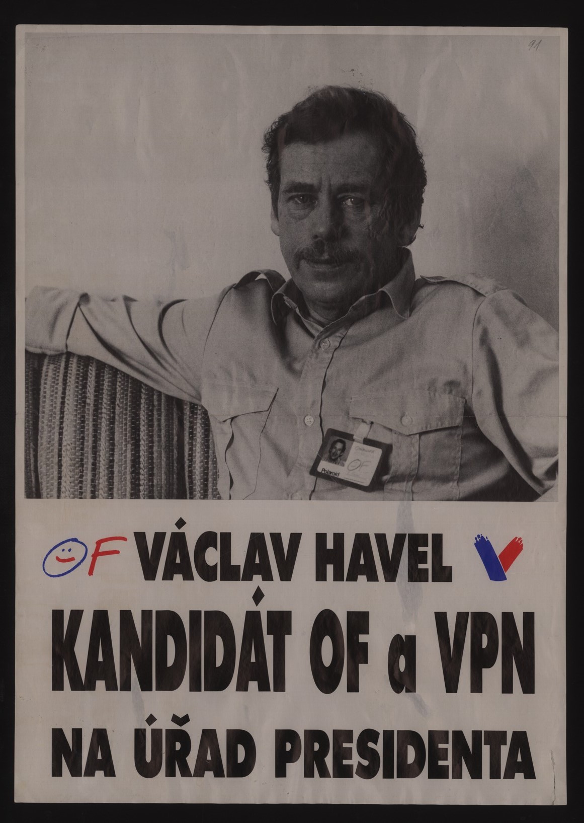 Náhledový obrázek Volební plakát OF - 1
