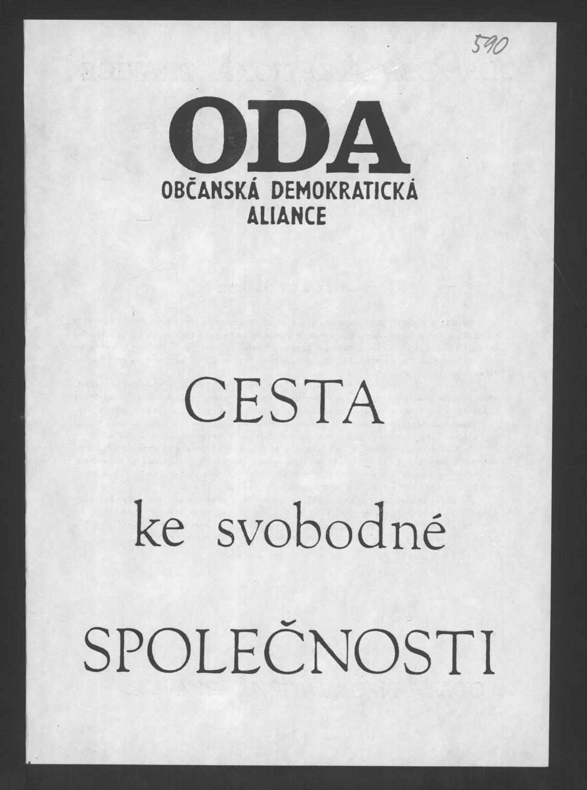 Náhledový obrázek předmětu Volební brožura