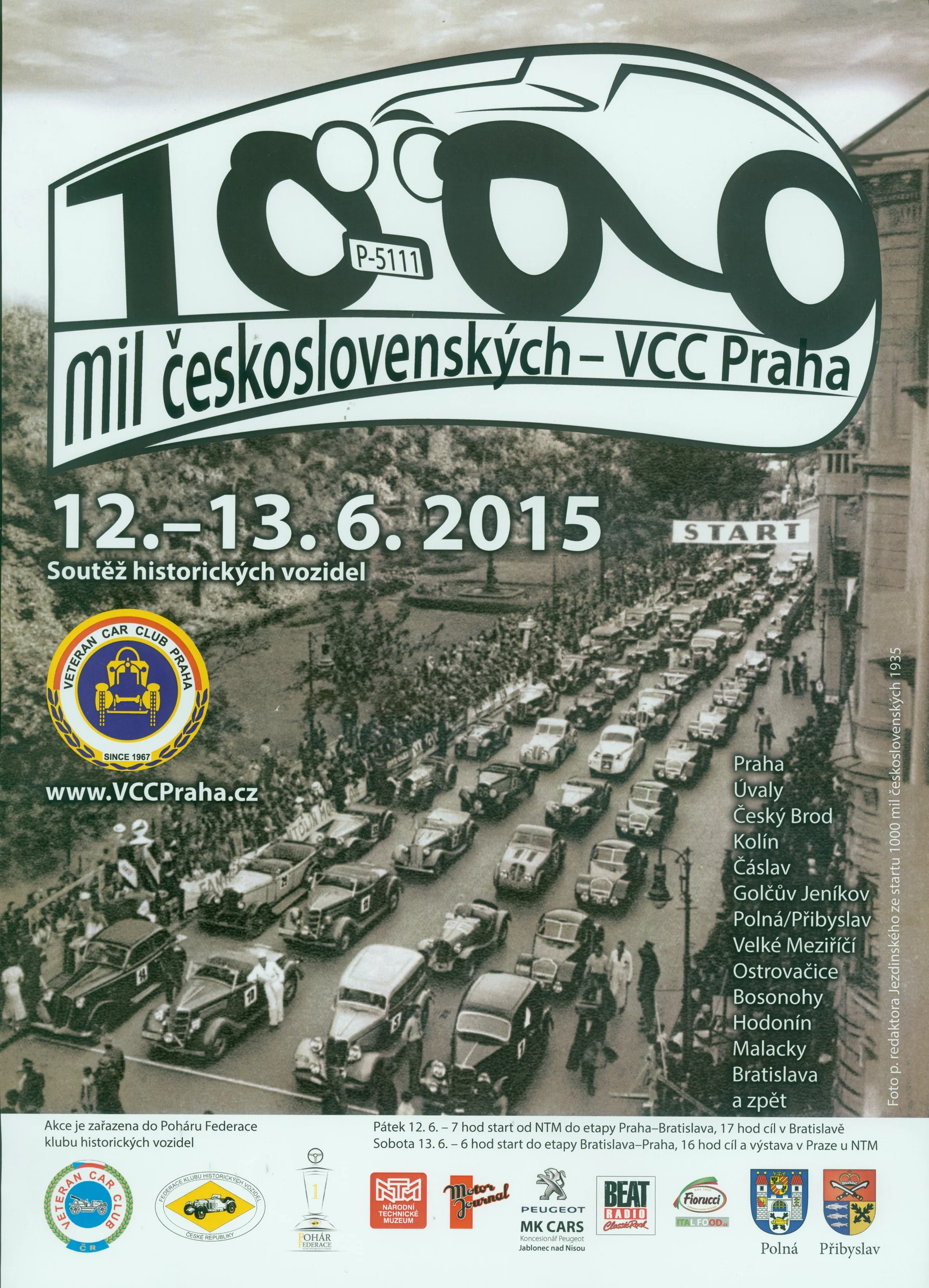 Náhledový obrázek předmětu 1000 mil československých 2015