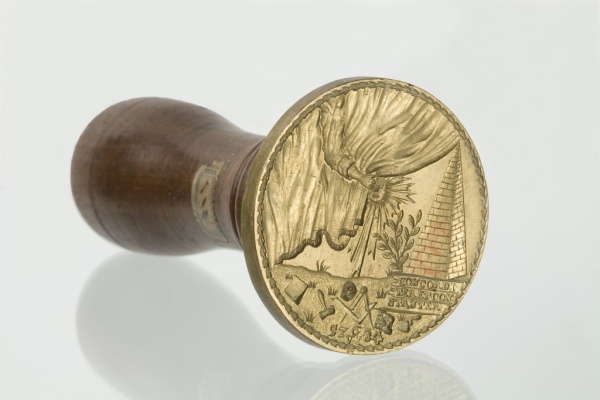 Náhledový obrázek Typář zednářské lóže z roku 1784 - 2