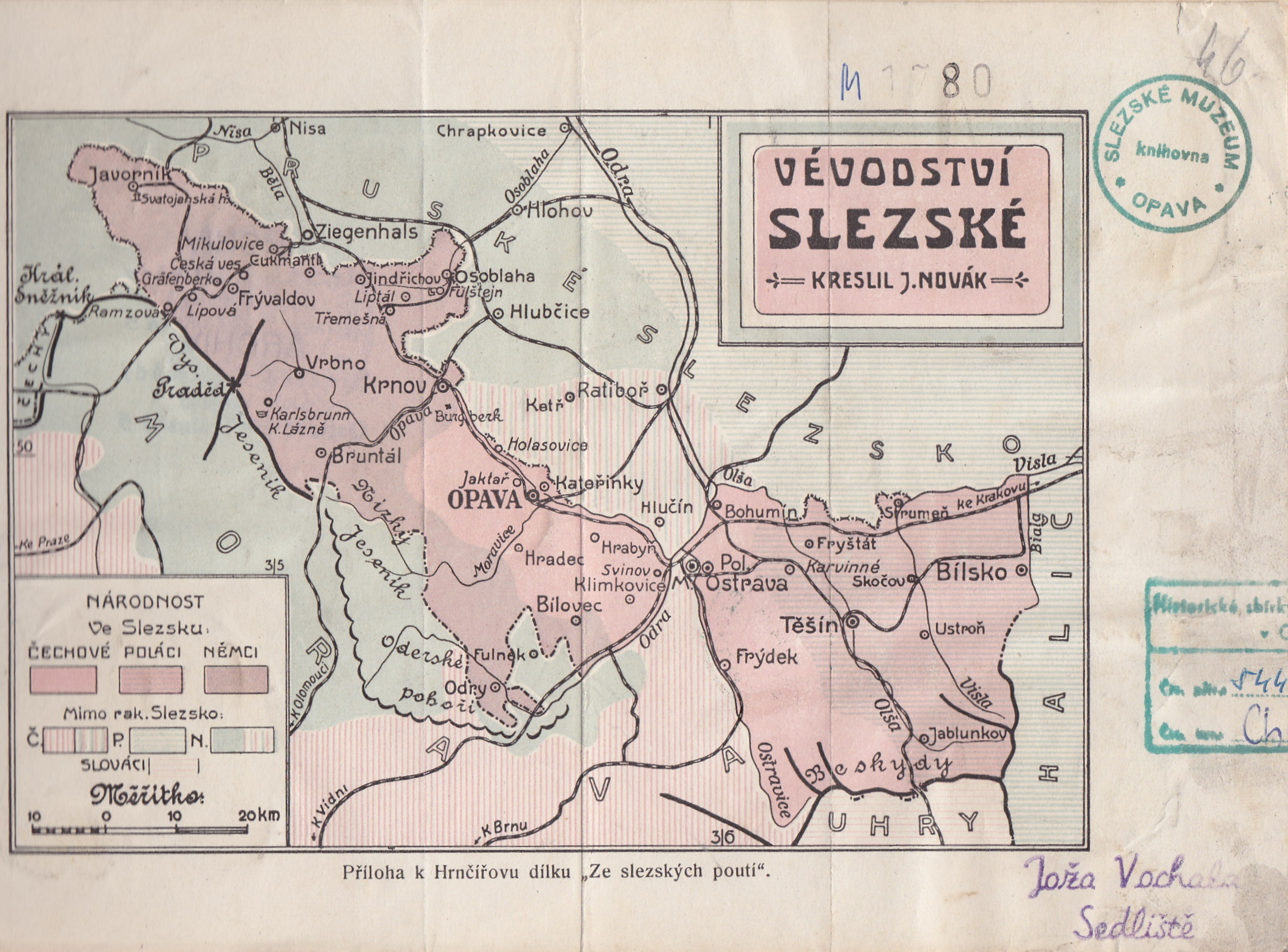 Náhledový obrázek Mapka "Vévodství slezské" - 1