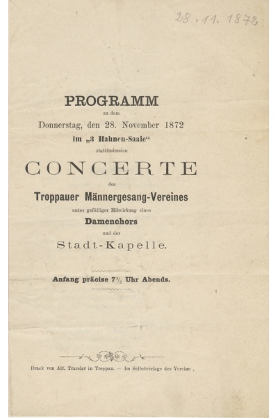 Náhledový obrázek Program koncertu - 1