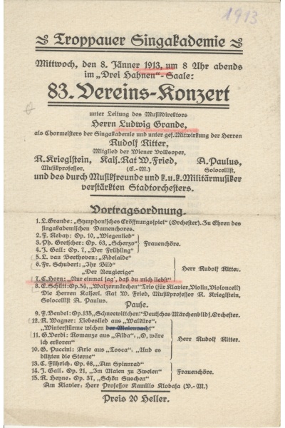 Náhledový obrázek Program koncertu - 1